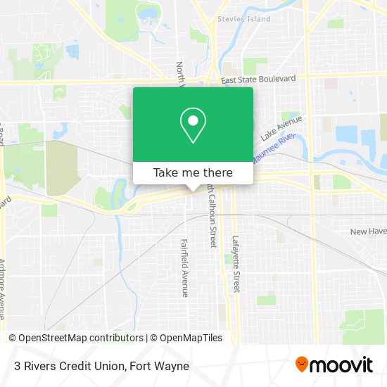 3 Rivers Credit Union map