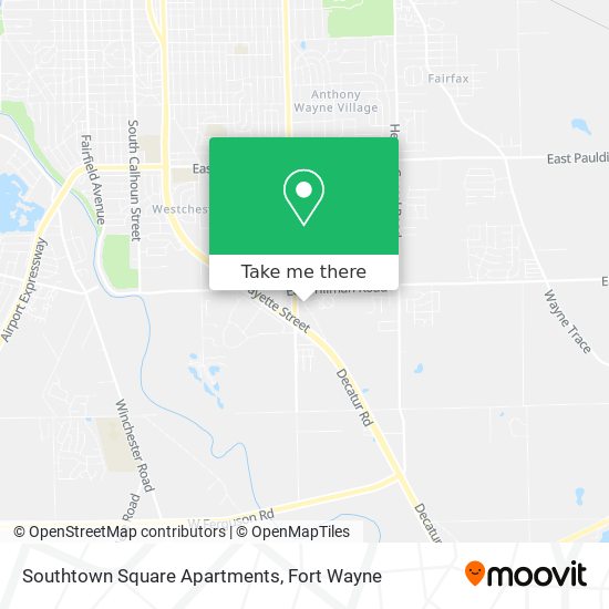 Mapa de Southtown Square Apartments