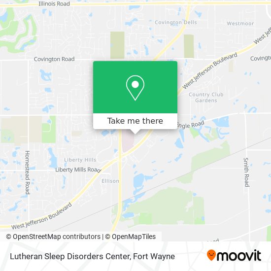 Lutheran Sleep Disorders Center map
