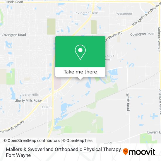 Mapa de Mallers & Swoverland Orthopaedic Physical Therapy
