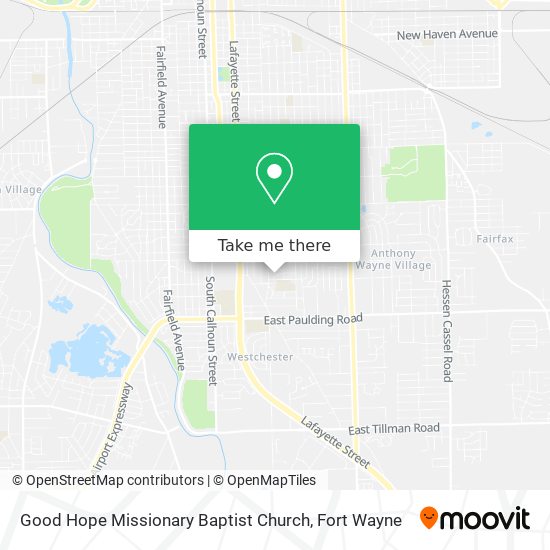Good Hope Missionary Baptist Church map
