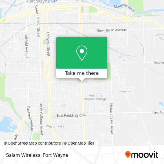 Mapa de Salam Wireless