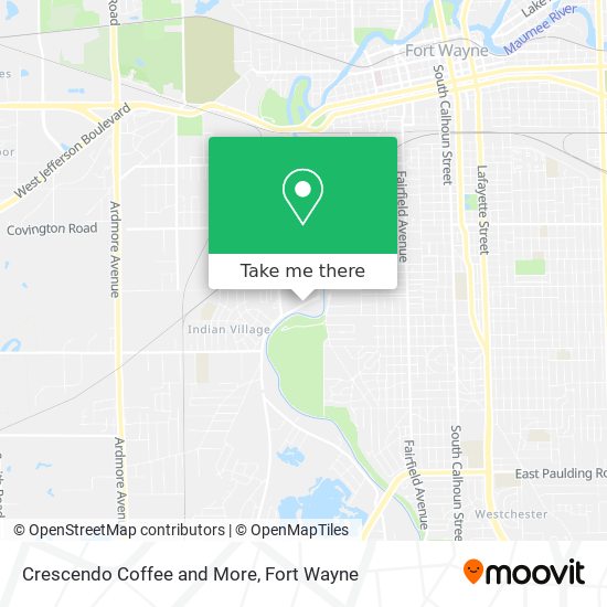 Mapa de Crescendo Coffee and More