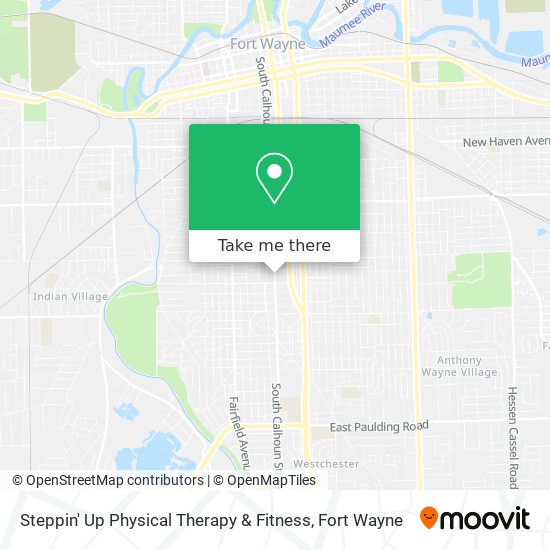 Mapa de Steppin' Up Physical Therapy & Fitness