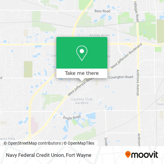 Mapa de Navy Federal Credit Union