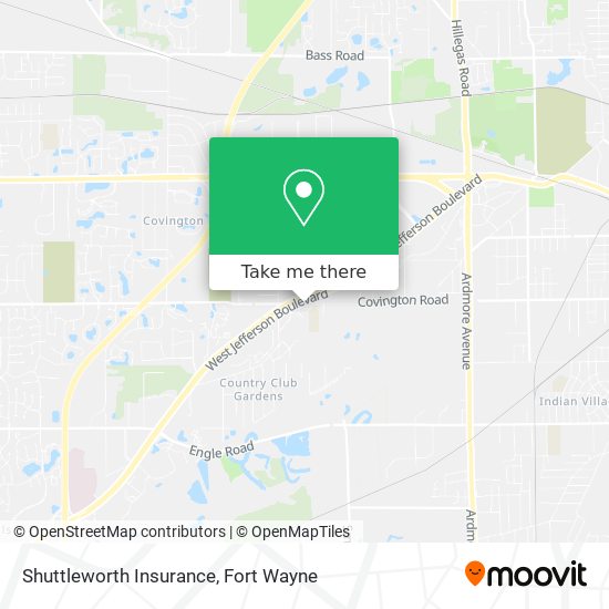 Mapa de Shuttleworth Insurance