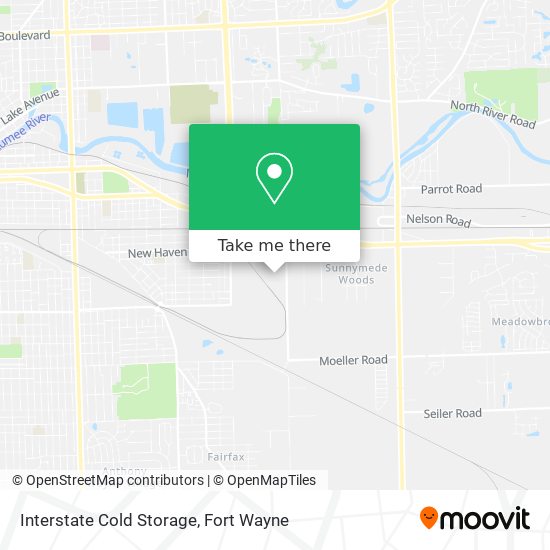 Interstate Cold Storage map