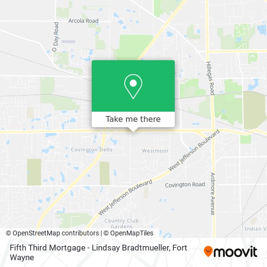 Fifth Third Mortgage - Lindsay Bradtmueller map