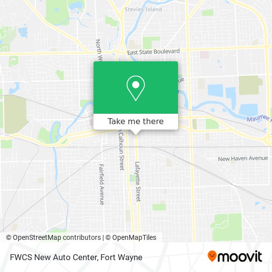 FWCS New Auto Center map