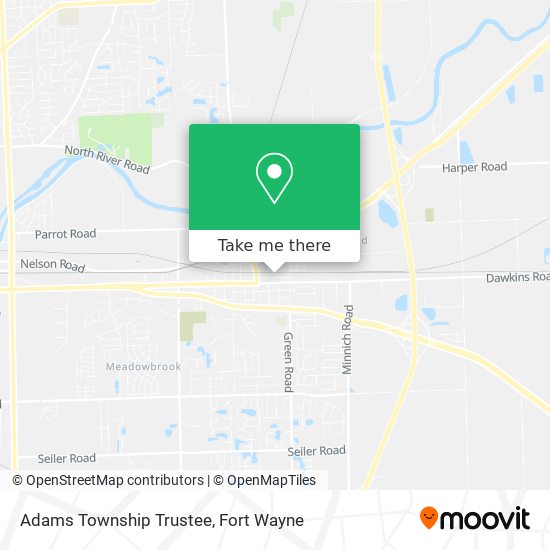 Adams Township Trustee map