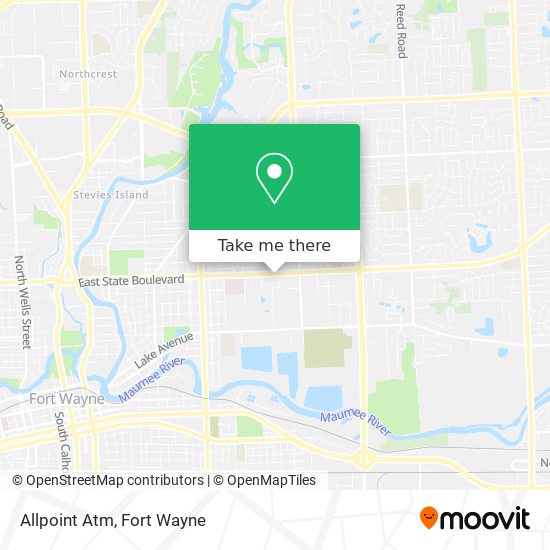 Mapa de Allpoint Atm