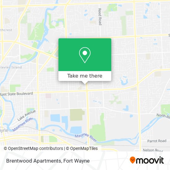 Brentwood Apartments map