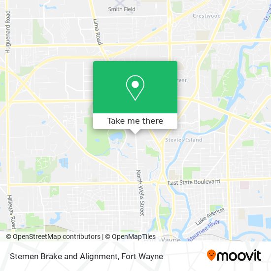 Mapa de Stemen Brake and Alignment