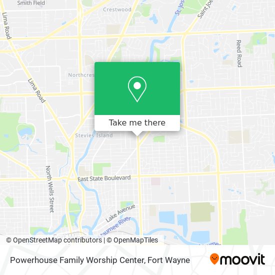 Mapa de Powerhouse Family Worship Center