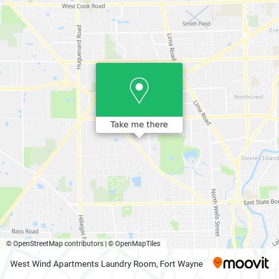 Mapa de West Wind Apartments Laundry Room