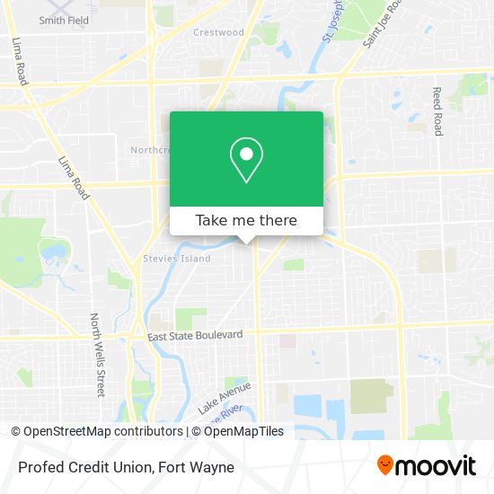 Mapa de Profed Credit Union