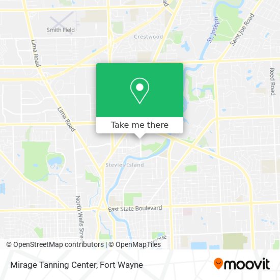 Mapa de Mirage Tanning Center