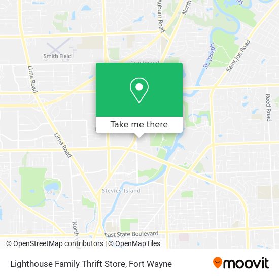 Lighthouse Family Thrift Store map