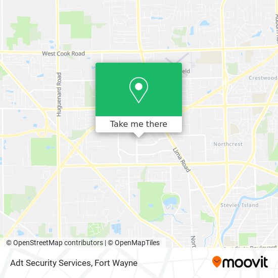 Adt Security Services map