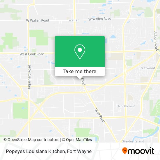 Mapa de Popeyes Louisiana Kitchen