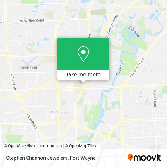 Stephen Shannon Jewelers map