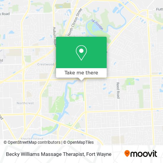 Mapa de Becky Williams Massage Therapist