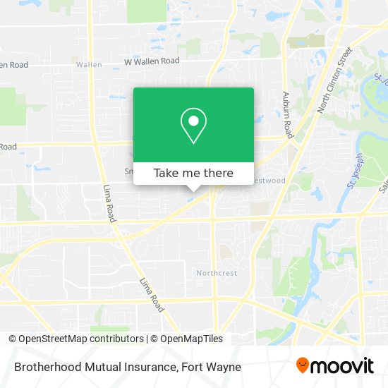 Mapa de Brotherhood Mutual Insurance