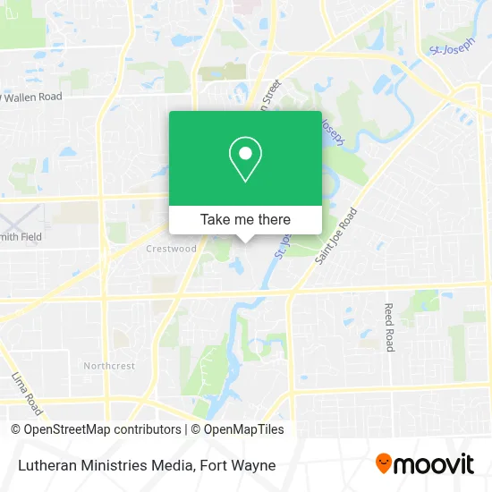Lutheran Ministries Media map