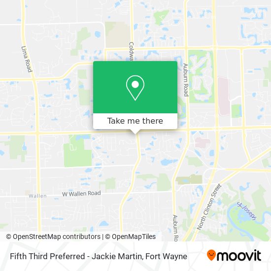 Mapa de Fifth Third Preferred - Jackie Martin