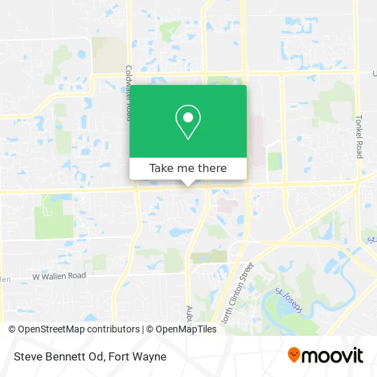 Steve Bennett Od map