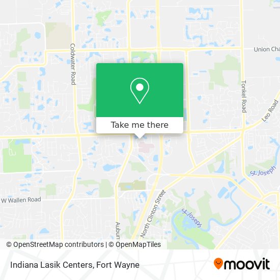 Indiana Lasik Centers map