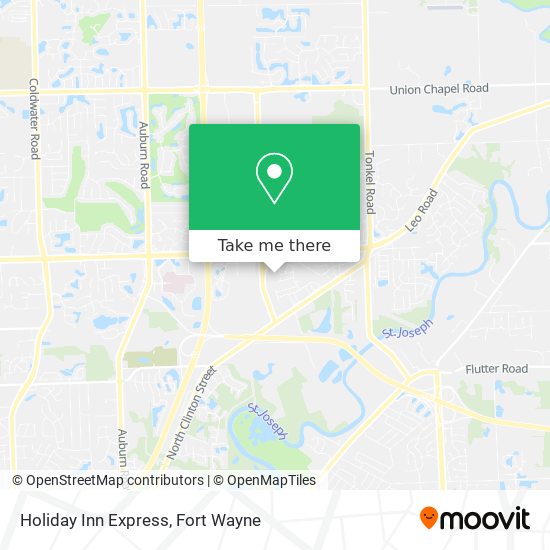 Holiday Inn Express map