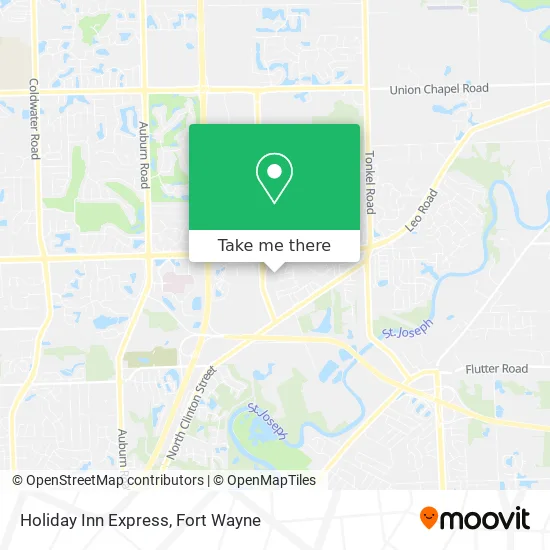 Mapa de Holiday Inn Express