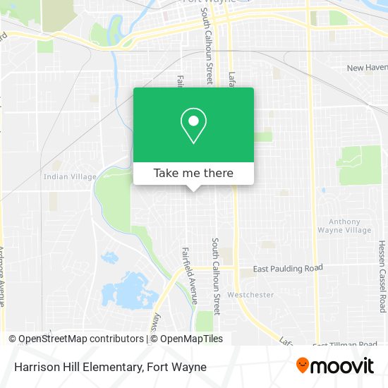 Harrison Hill Elementary map