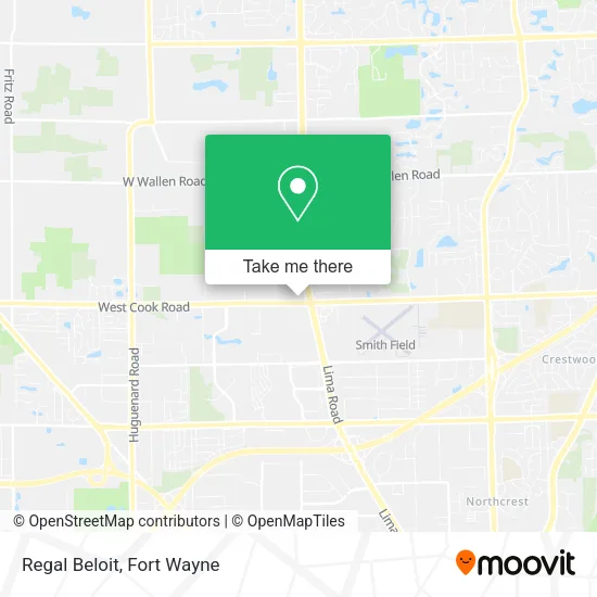 Regal Beloit map
