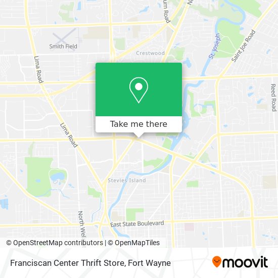 Mapa de Franciscan Center Thrift Store