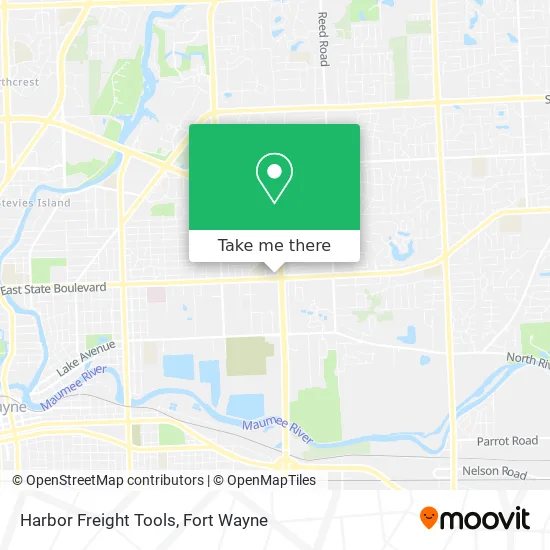 Harbor Freight Tools map