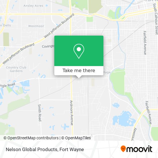 Nelson Global Products map