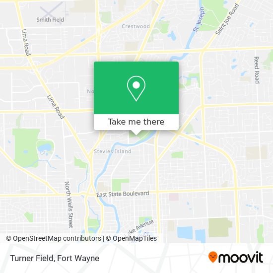 Mapa de Turner Field