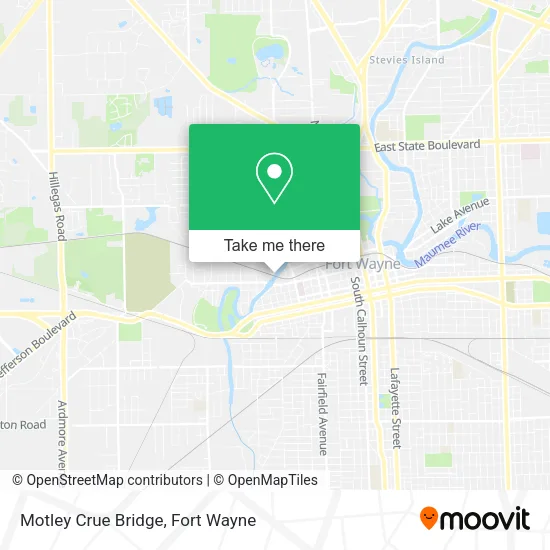 Mapa de Motley Crue Bridge
