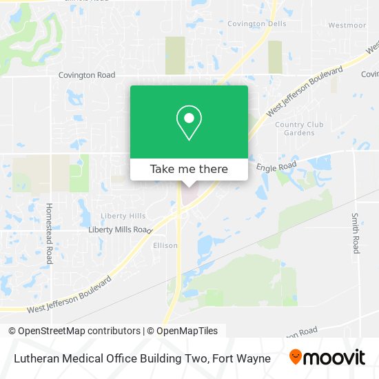 Mapa de Lutheran Medical Office Building Two
