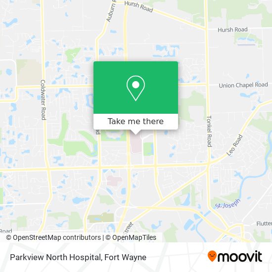 Parkview North Hospital map