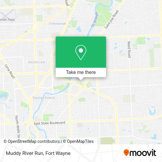 Mapa de Muddy River Run
