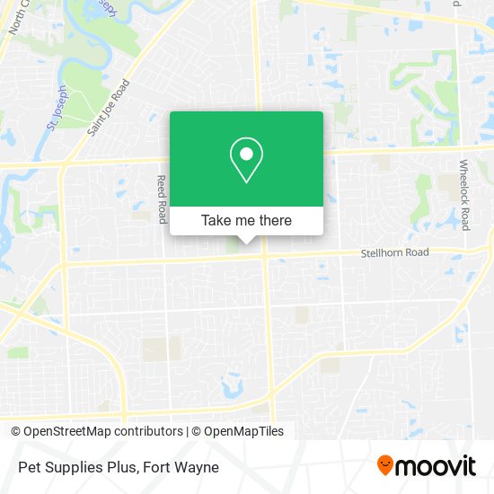 Pet Supplies Plus map