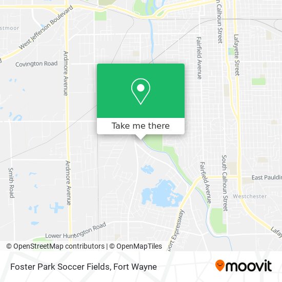Mapa de Foster Park Soccer Fields