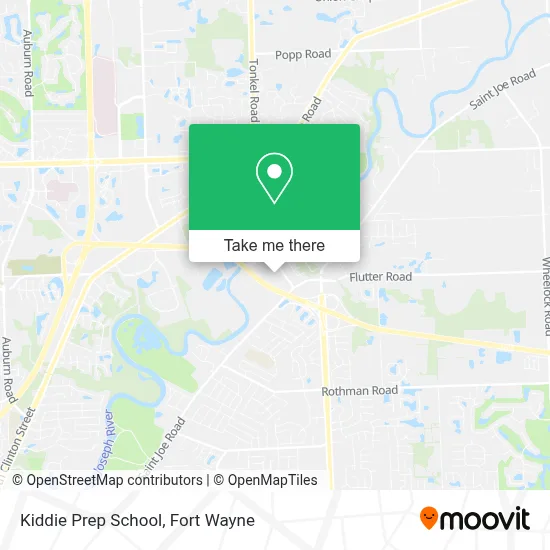 Kiddie Prep School map