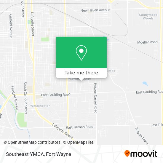 Mapa de Southeast YMCA