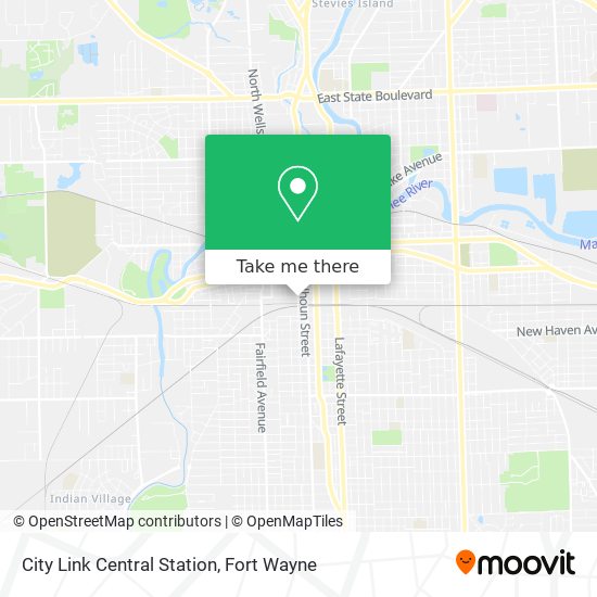 Mapa de City Link Central Station