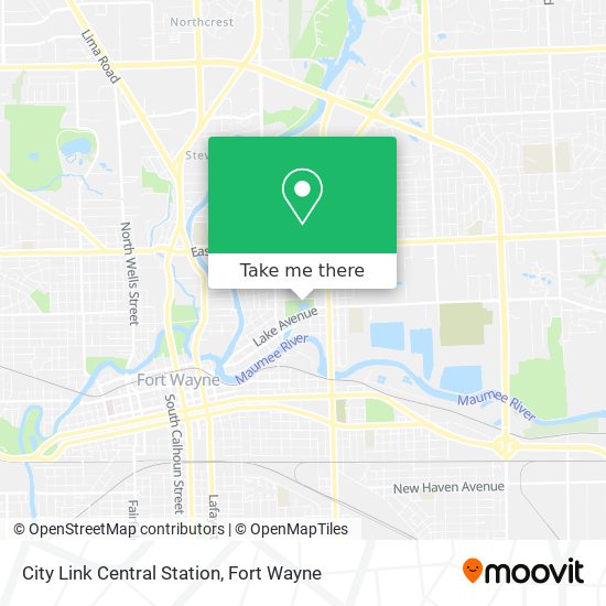 Mapa de City Link Central Station