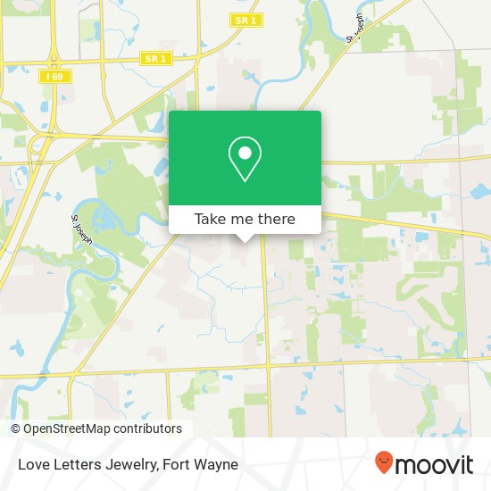 Love Letters Jewelry map